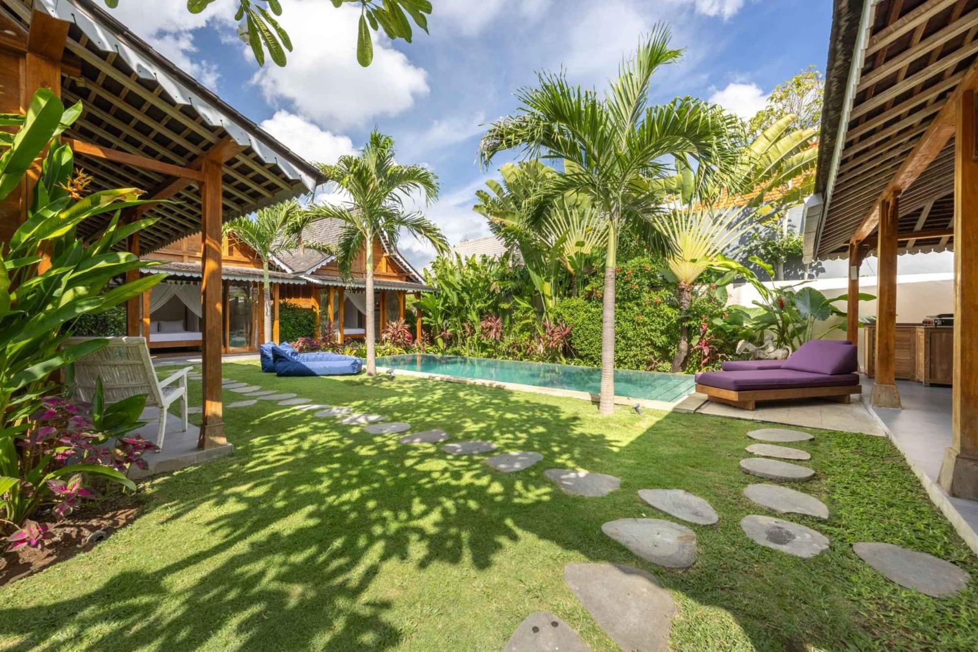 Villa Du Bah - Family Gateway 3Br Villa 12Min To Beach With Private Pool And Parking Kerobokan Exteriér fotografie