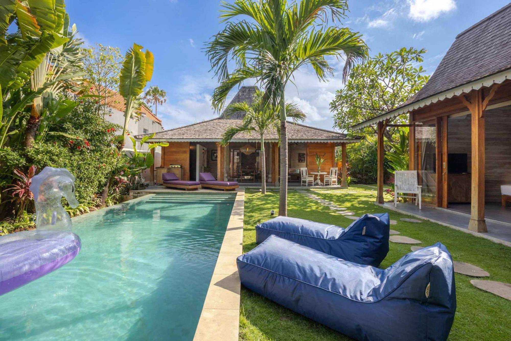 Villa Du Bah - Family Gateway 3Br Villa 12Min To Beach With Private Pool And Parking Kerobokan Exteriér fotografie